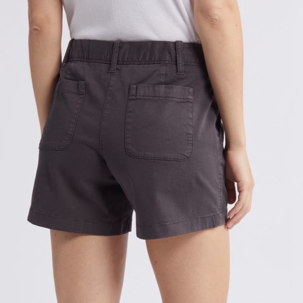 CALSON COTTON TWILL MID RISE  NORDSTROM GRAY SHORTS NEW - Picture 8 of 10